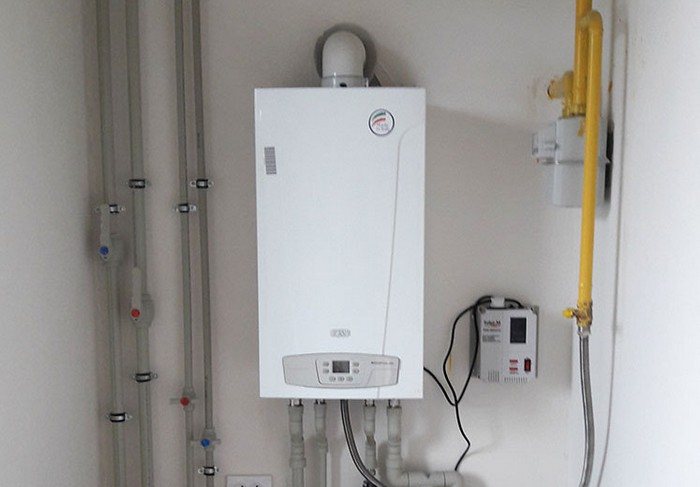 Установка котла